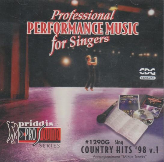 Professional Performance Music For Singers: Sing Country Hits '98 Vol 1