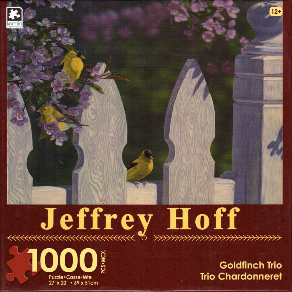 Goldfinch Trio 1000 Piece Puzzle