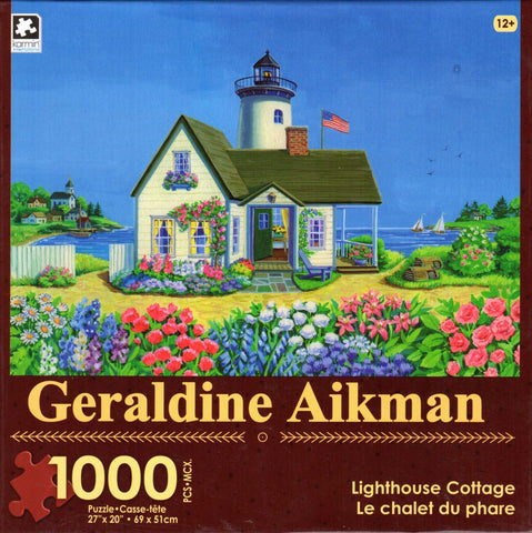 Lighthouse Cottage 1000 Piece Puzzle