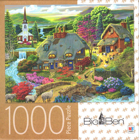 Country Cottage 1000 Piece Puzzle