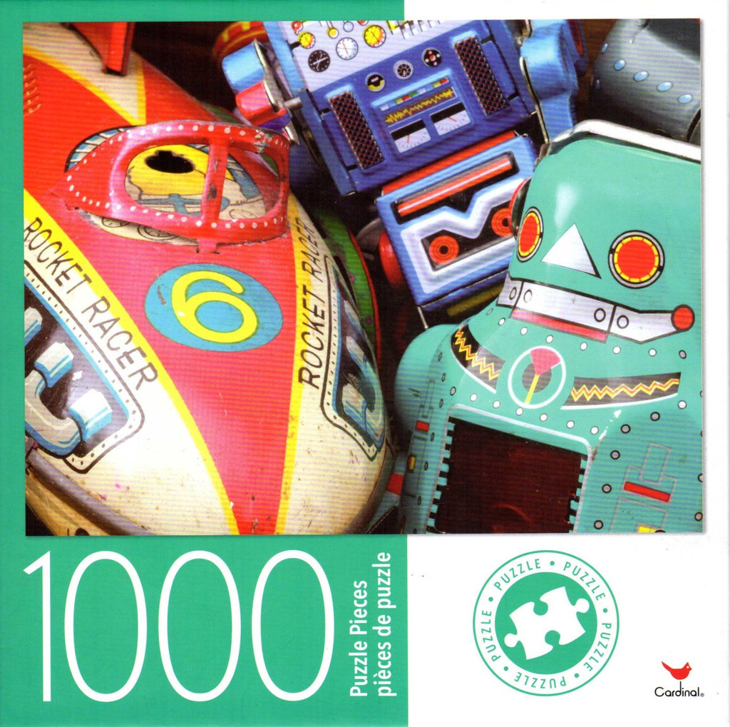 Retro Toys in Box 1000 Piece Puzzle
