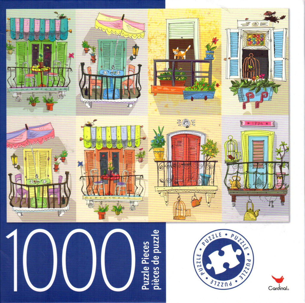 Cute Balconies 1000 Piece Puzzle