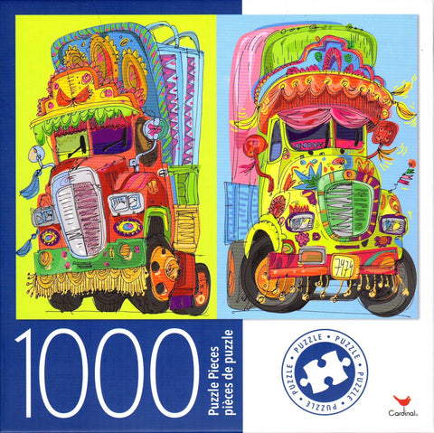 Fancy Trucks 1000 Piece Puzzle