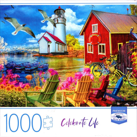 Celebrate Life: Seaside Invitation at the Harbor 1000 Piece Puzzle