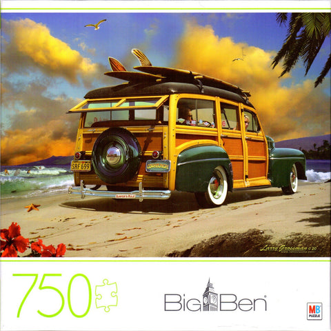 Big Ben 750 Piece Puzzle - Let's Go on a Surfin' Safari