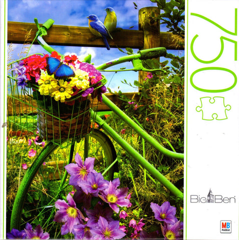 Big Ben 750 Piece Puzzle - Summer Breeze on a Bicycle