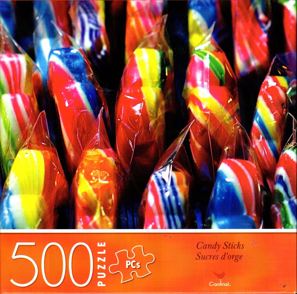 Candy Sticks 500 Piece Puzzle