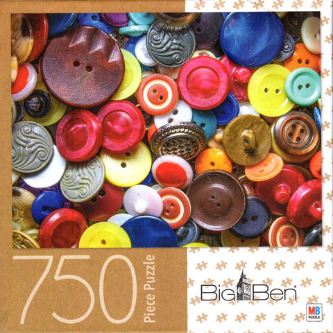 Colored Buttons 750 Piece Puzzle