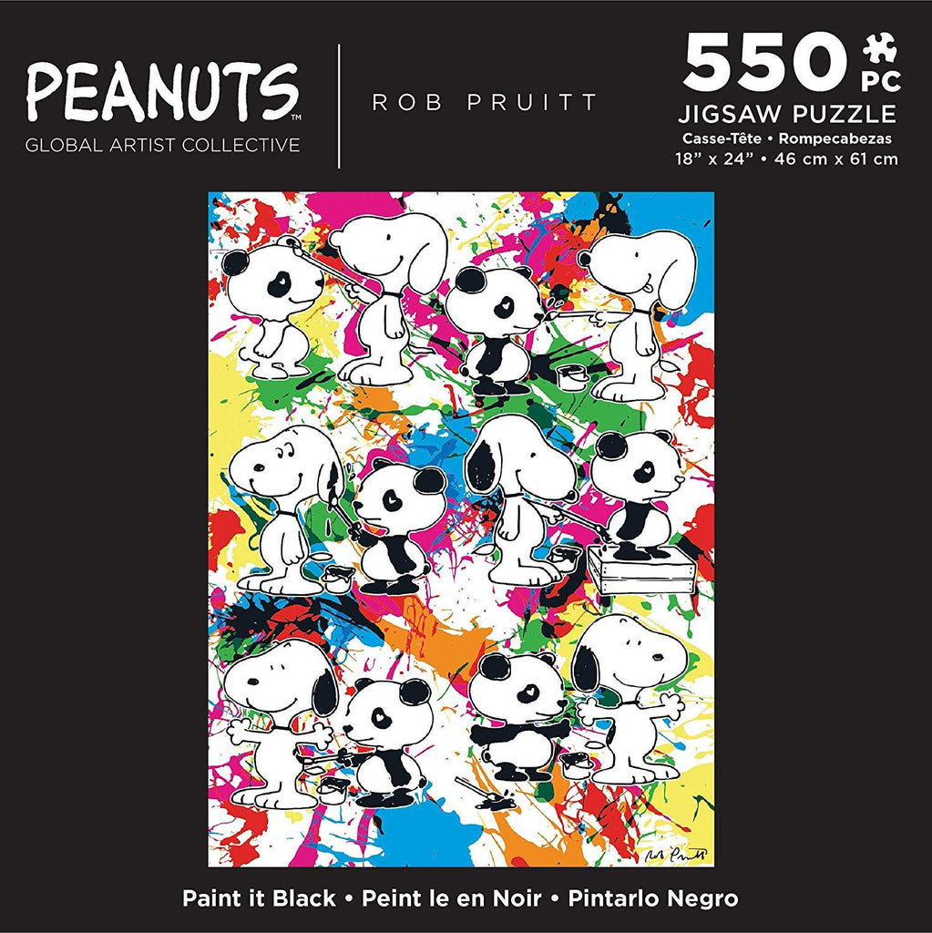 Paint It Black 550 Piece Puzzle