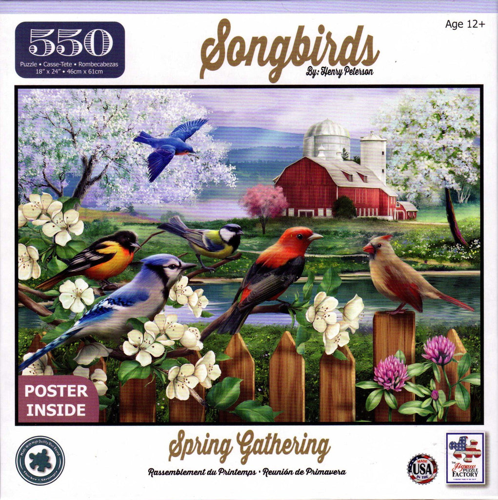 Spring Gathering 550 Piece Puzzle