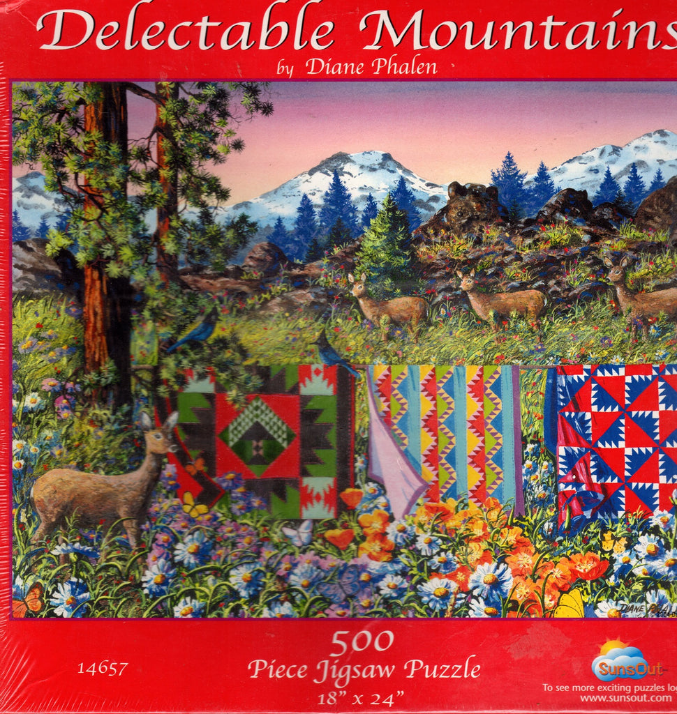 Delectible Mountains 500 Piece Puzzle