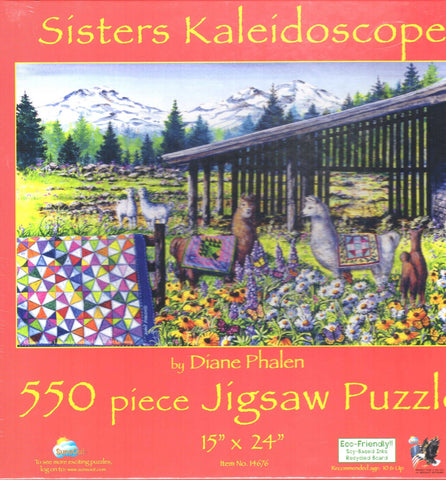 Sisters Kaleidoscope 550 Piece Puzzle