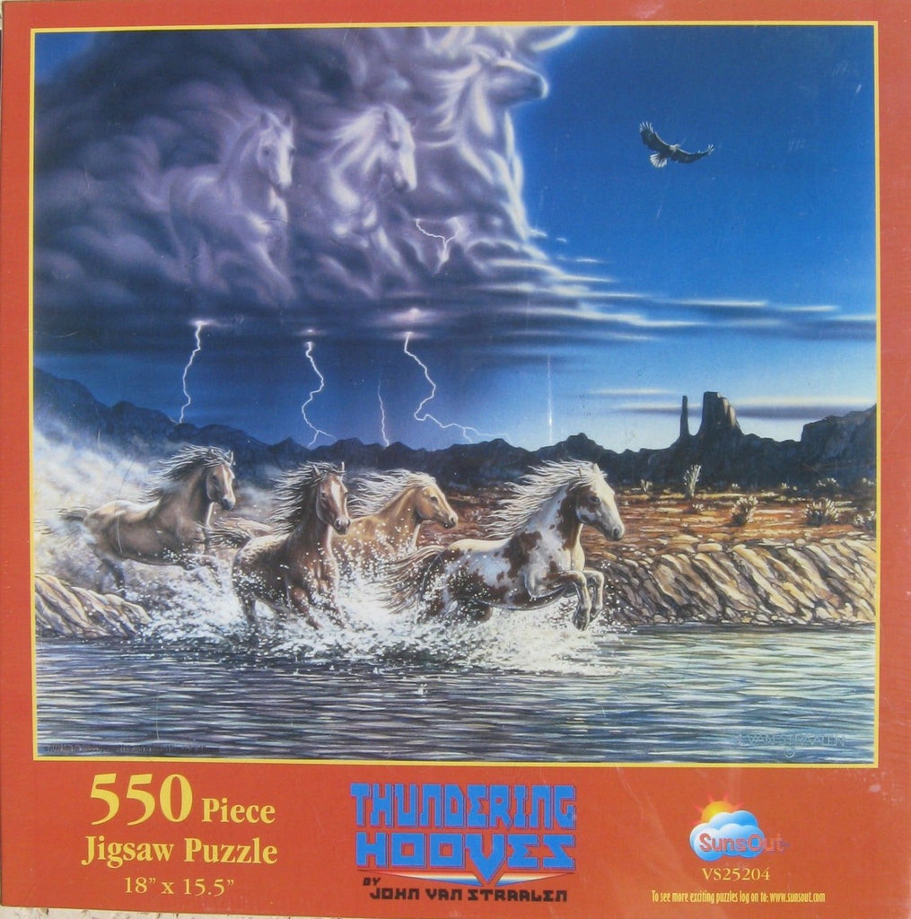 Thundering Hooves 550 Piece Puzzle