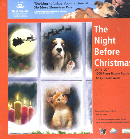 Night before Christmas 1000 Piece Puzzle