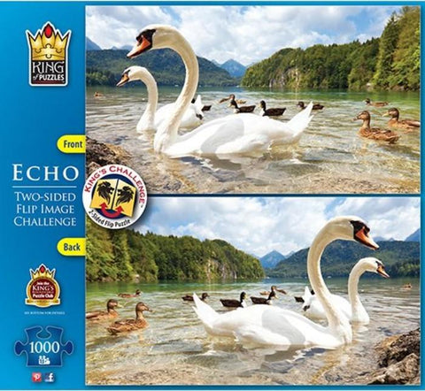 Echo Swans 1000 Piece Puzzle