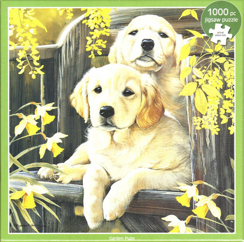 Otter House 1000 Piece Puzzle - Garden Pups