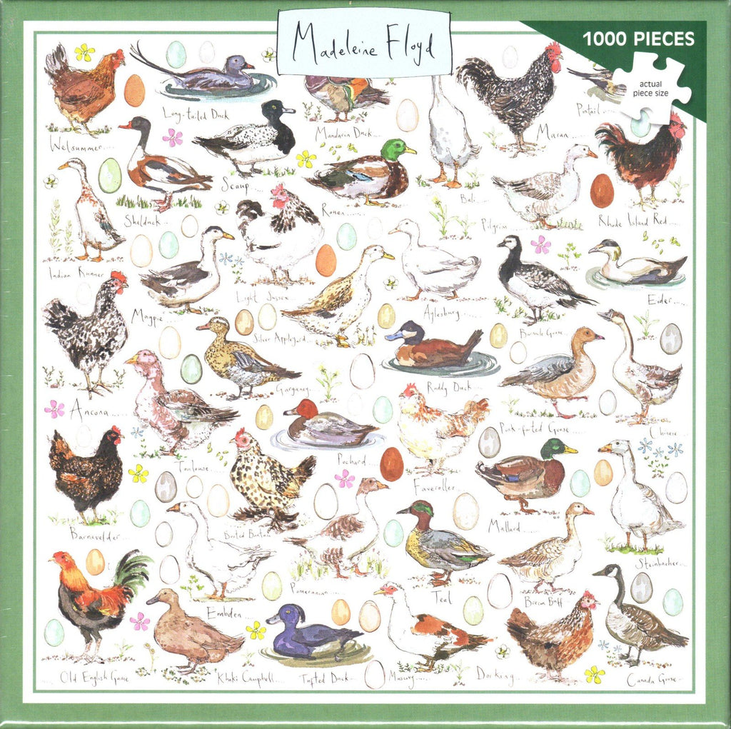 Otter House 1000 Piece Puzzle - Chickens, Ducks and Geese