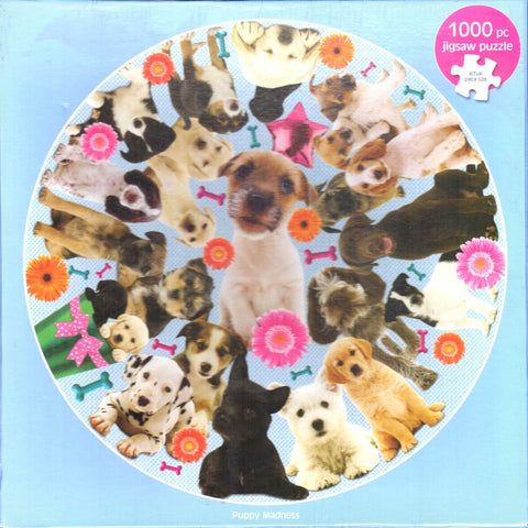 Otter House 1000 Piece Puzzle - Puppy Madness