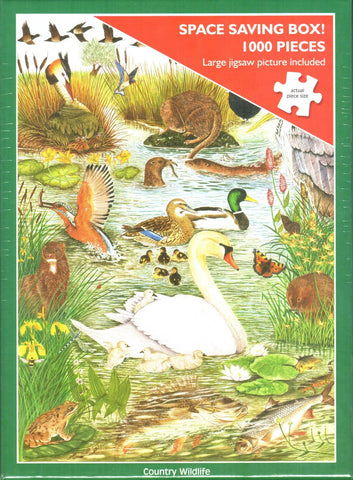 Otter House 1000 Piece Puzzle - Country Wildlife