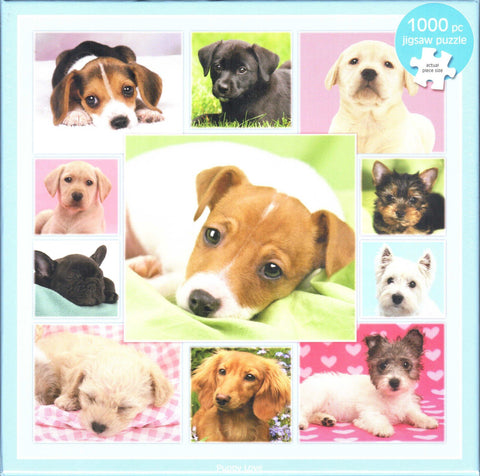 Otter House 1000 Piece Puzzle - Puppy Love