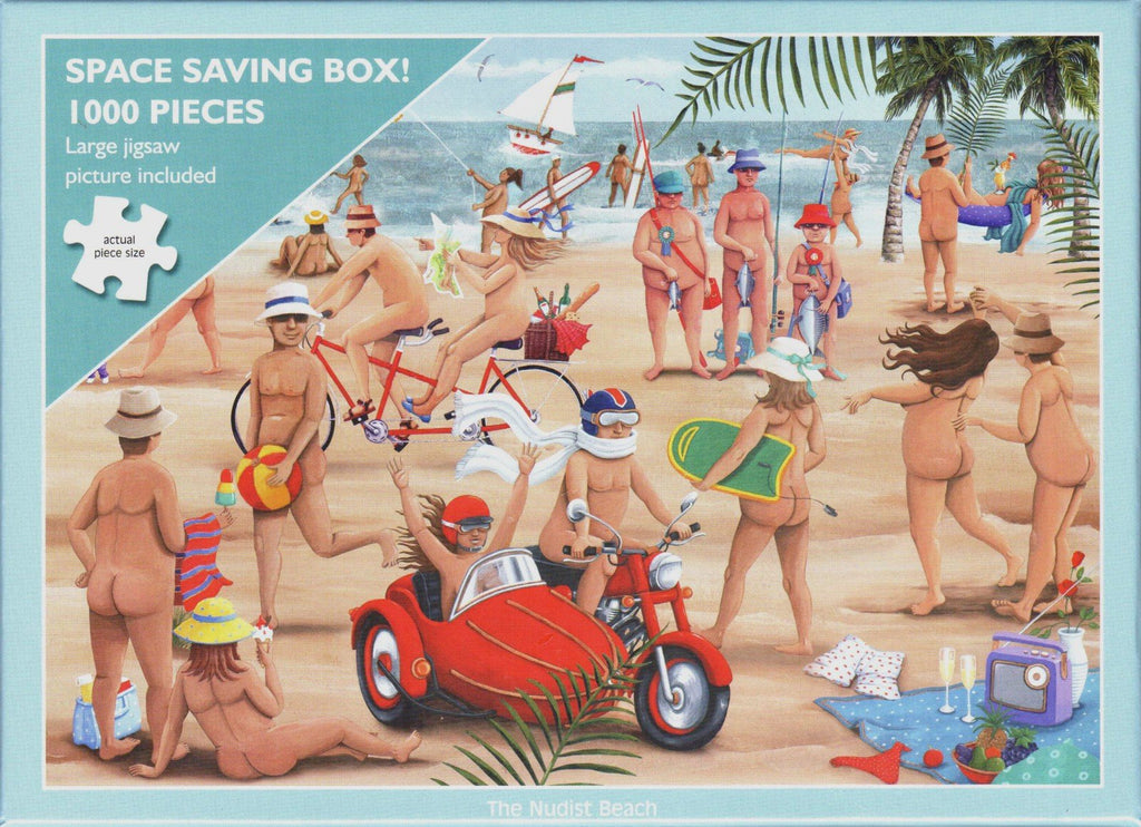 Otter House 1000 Piece Puzzle - Nudist Beach