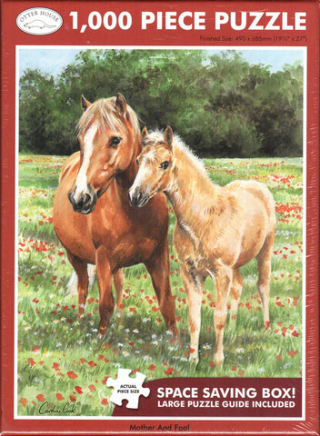 Otter House 1000 Piece Puzzle - Mother And Foal