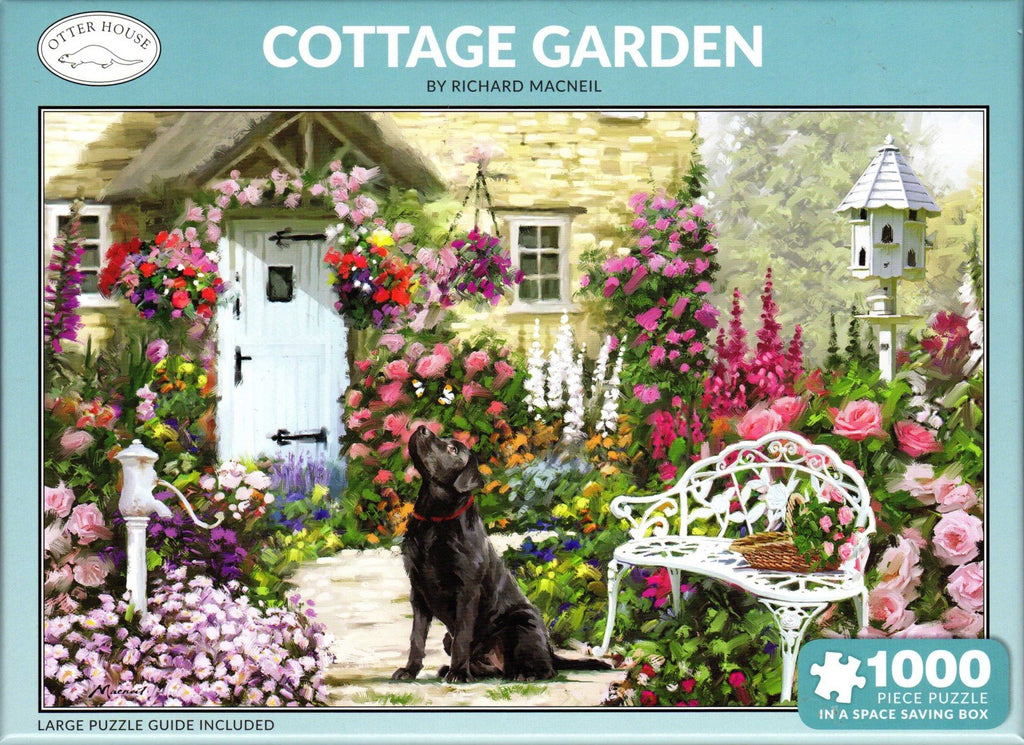 Otter House 1000 Piece Puzzle - Cottage Garden