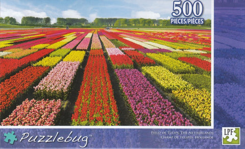 Puzzlebug 500 - Field Of Tulips