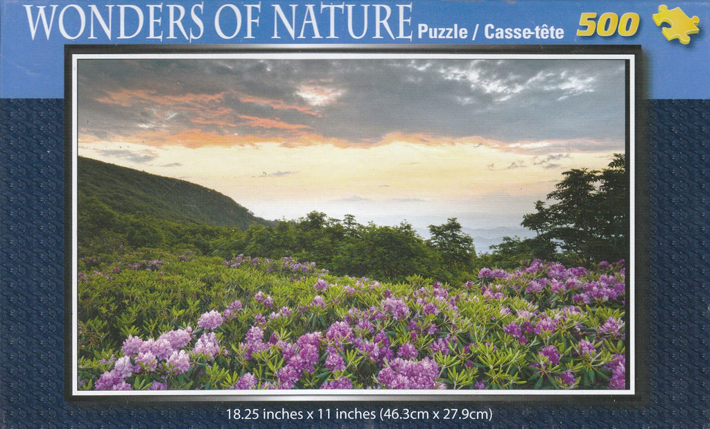 Wonders Of Nature Purple Flowers 500 Pc Puzzle