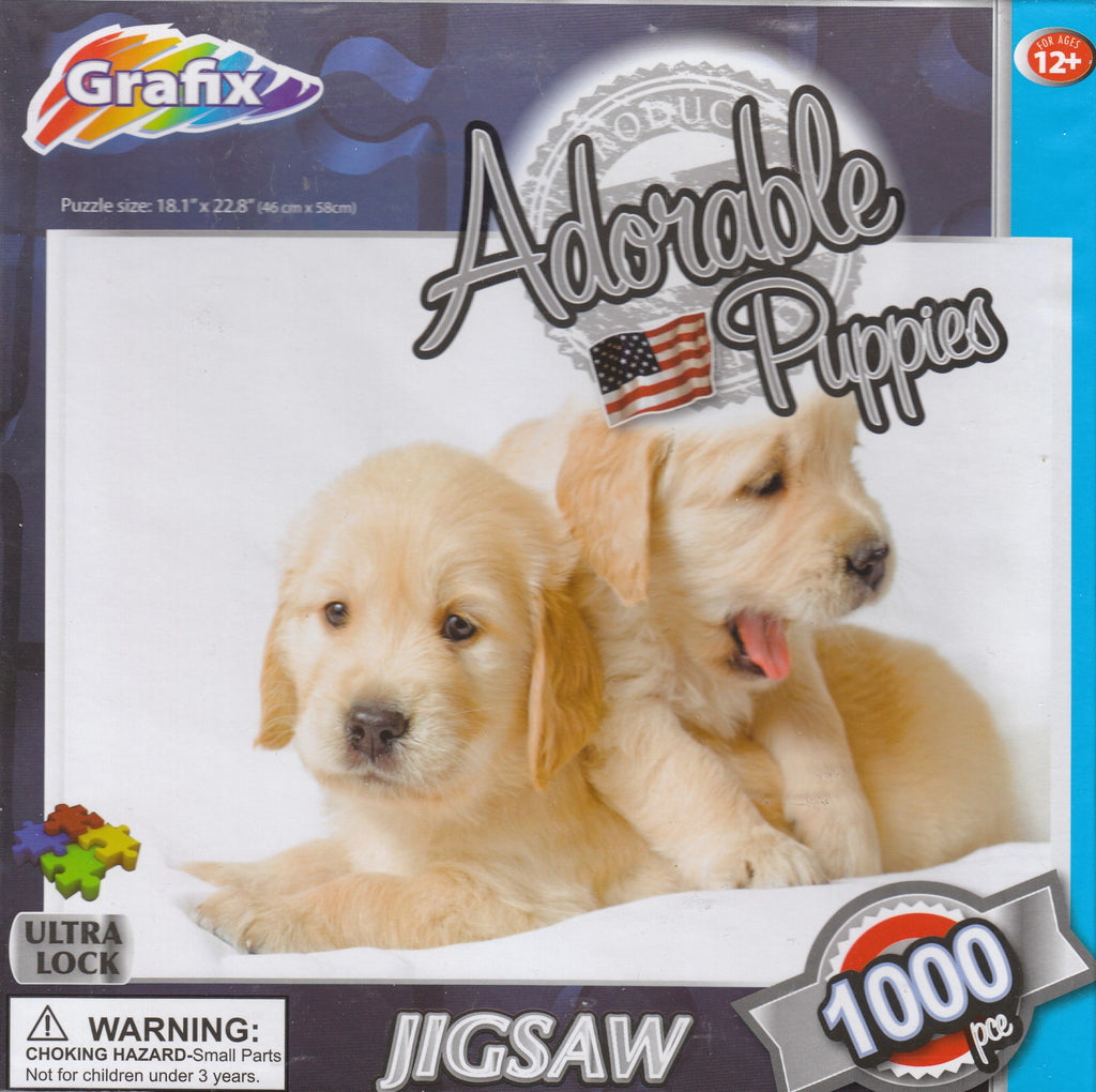 Adorable Puppies 1000 Piece Puzzle