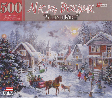 Sleigh Ride By Nicky Boehme 500 Piece Puzzle