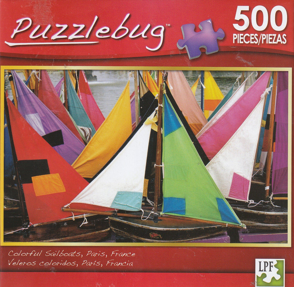 Puzzlebug 500 - Colorful Sailboats Paris France