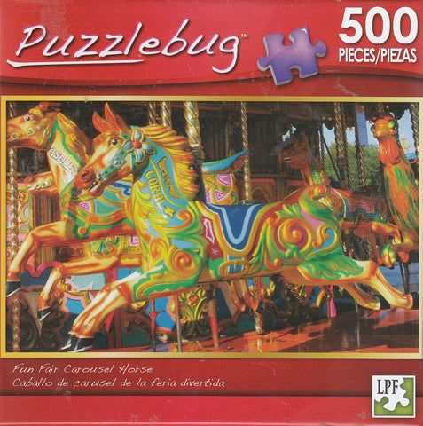 Puzzlebug 500 - Fun Fair Carousel Horse