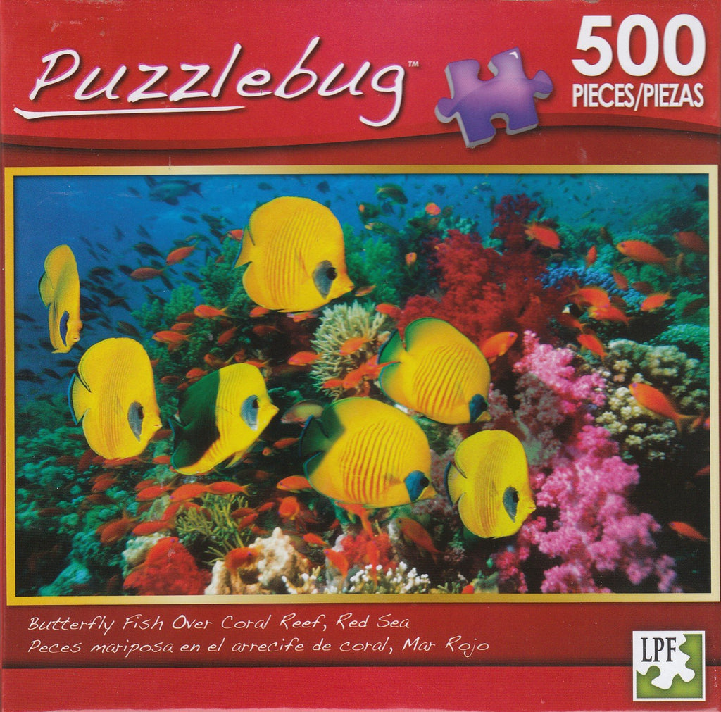Puzzlebug 500 - Butterfly Fish, Coral Reef