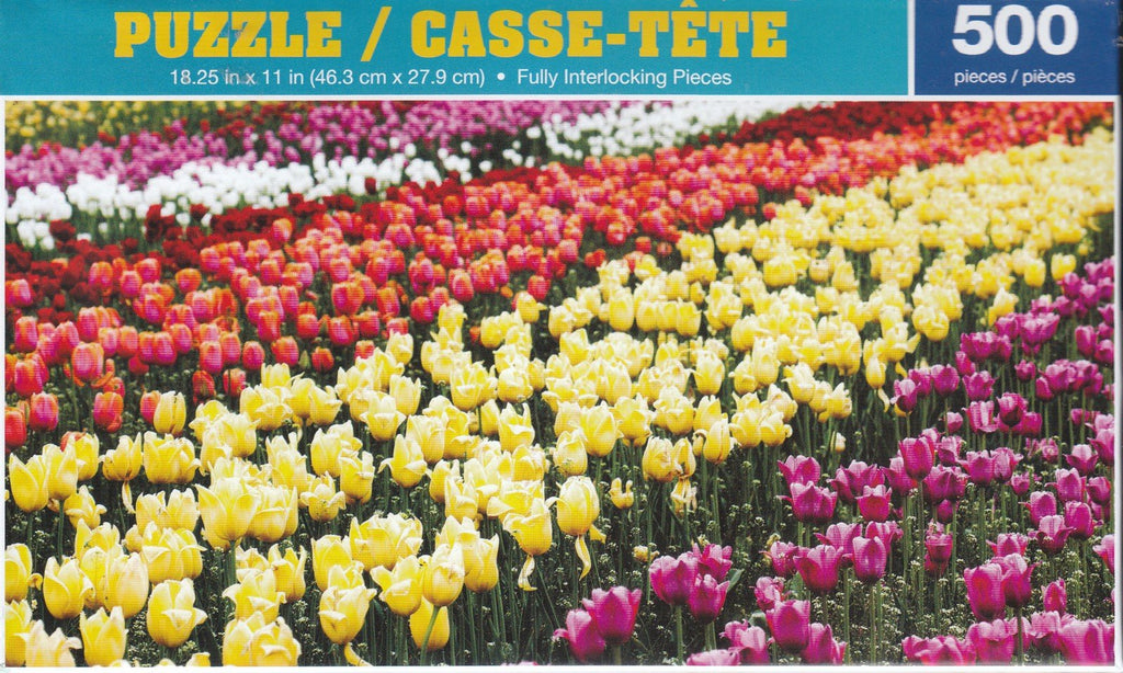 Colorful Tulips 500 Piece Puzzle