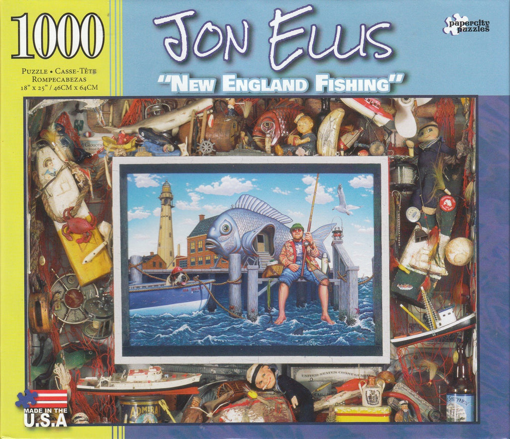 New England Fishing By Jon Ellis 1000 Piece Puzzle