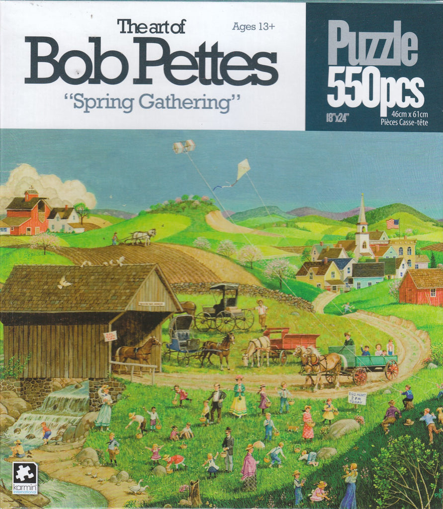 Spring Gathering 550 Piece Puzzle