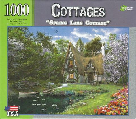Spring Lake Cottage 1000 Piece Puzzle