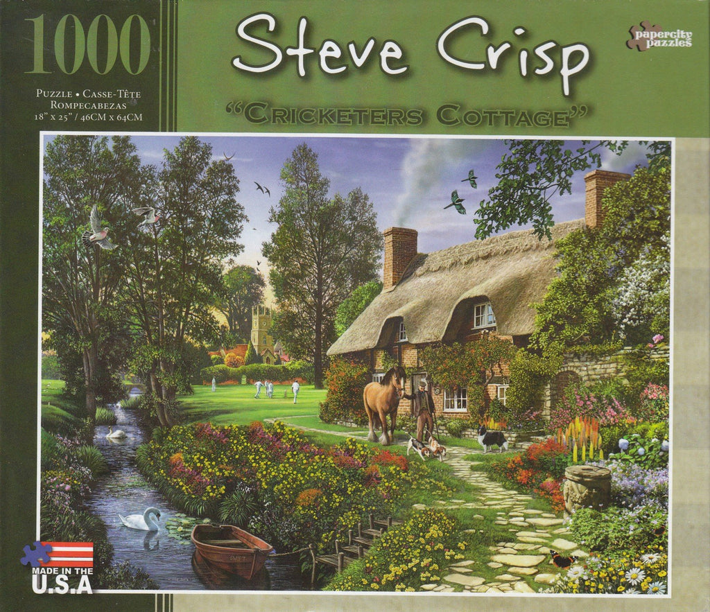 Cricketers Cottage 1000 Piece Puzzle