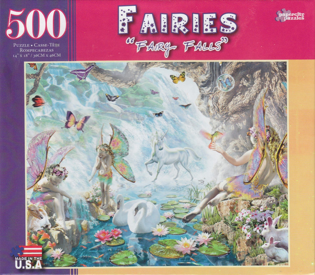 Fairy Falls 500 Piece Puzzle