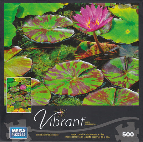 Vibrant Water Lilly 500 Piece Puzzle