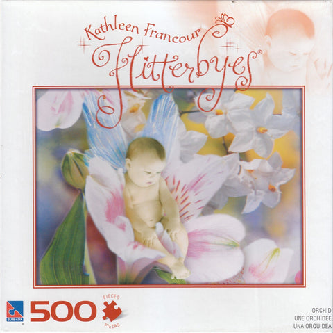 Orchid 500 Piece Flitterbyes Puzzle