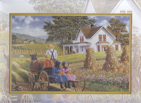 House and Carriage 500 Piece Puzzle