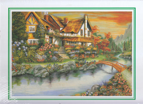 House By the Stream 500 Piece Puzzle