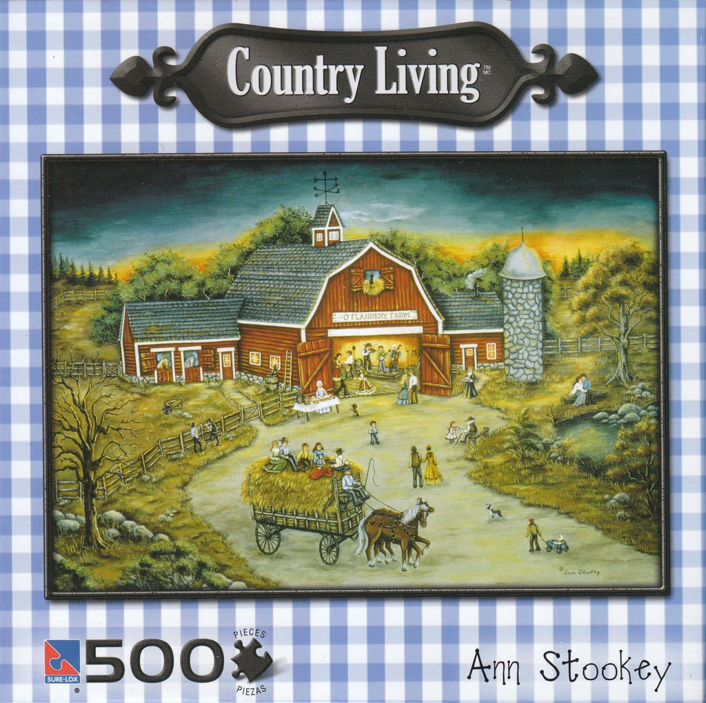 Barn Dance At O'Flannery 500 Piece Puzzle