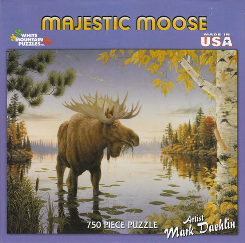 Majestic Moose 750 Piece Puzzle