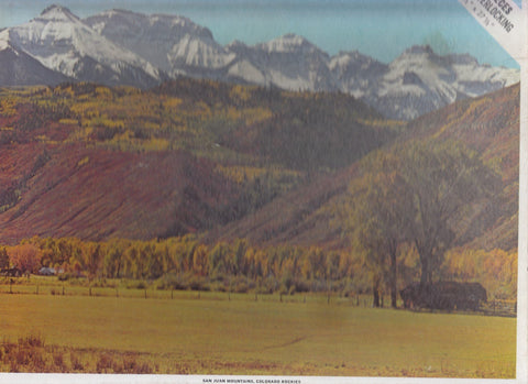 San Juan Mountains 1000 Piece Puzzle