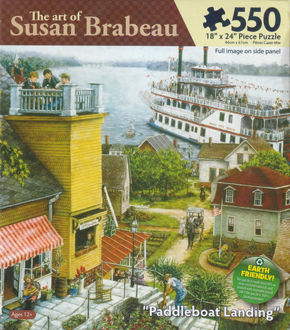 Paddleboat Landing 550 Piece Puzzle