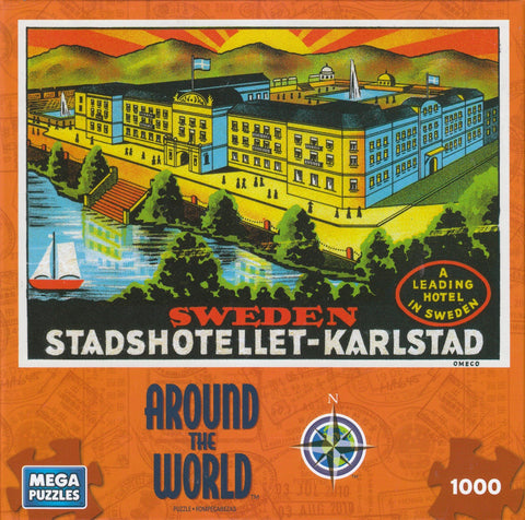 Around The World - Sweden 1000 Piece Puzzle