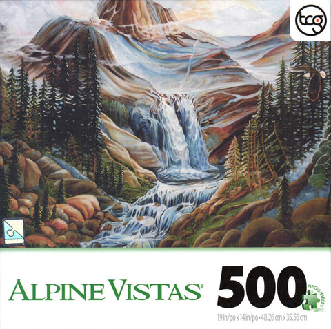 Alpine Vistas: Eagles Eye View 500 Piece Puzzle